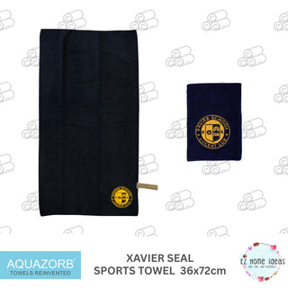 Xavier School Aquazorb Sports and Body Bath Towels