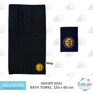 Xavier School Aquazorb Sports and Body Bath Towels