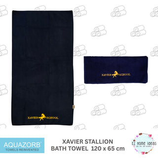Xavier School Aquazorb Sports and Body Bath Towels