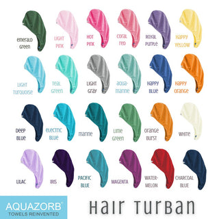 Aquazorb Hair Drying Turban