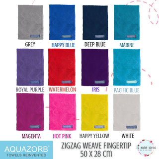 Aquazorb ZigZag Weave Fingertip Towel