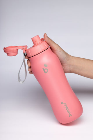 Bubbler 24oz - Coral Red