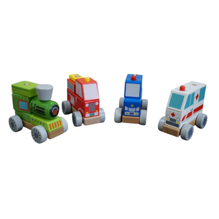 The Growing Brain PH Vehicle Stacking Blocks