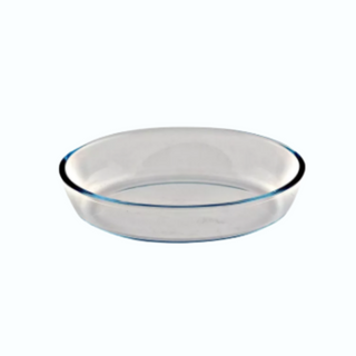 EZ Home Ideas Artemis Glass Oval Baking Dish Microwave Safe Glass Food Storage Container