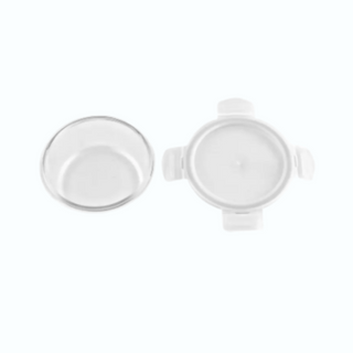 EZ Home Ideas Hestia Glass Round Baking Dish Microwave Safe Leak Proof Glass Food Storage Containers with Cover