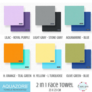 Aquazorb 2-in-1 Face Towel