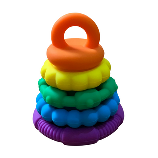The Growing Brain PH Rainbow Silicone Stacker