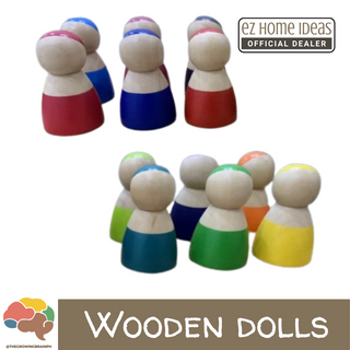 The Growing Brain PH Wooden Dolls
