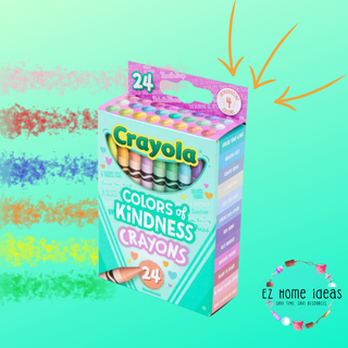 Crayola 24pcs COLOR OF KINDNESS CRAYONS