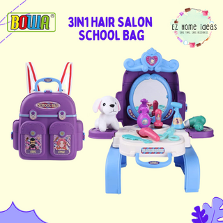 BOWA 3 in 1 Hair Salon School Bag 3+