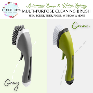 Automatic Soap & Water Spray Multi-Purpose Cleaning Brush | Scrub