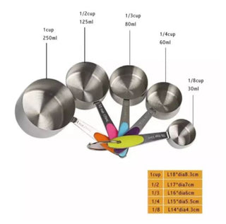 10 pcs Stainless Steel Measuring Tools