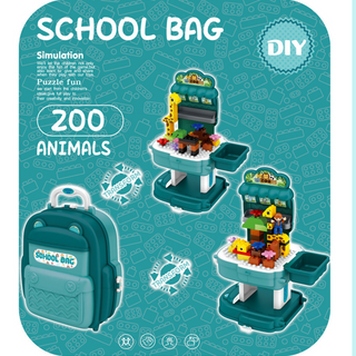 BOWA 2 in 1 Zoo Animals School Bag 3+
