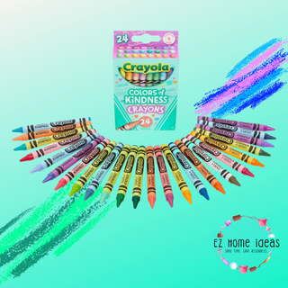 Crayola 24pcs COLOR OF KINDNESS CRAYONS