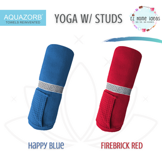 Aquazorb Yoga Towel with Studs
