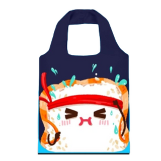 SAC People Reusable Bags. Cat & Sushi Collection