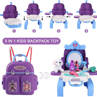 BOWA 3 in 1 Hair Salon School Bag 3+