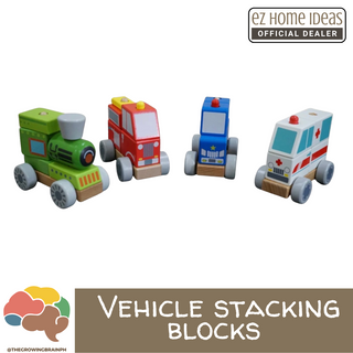 The Growing Brain PH Vehicle Stacking Blocks