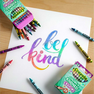 Crayola 24pcs COLOR OF KINDNESS CRAYONS