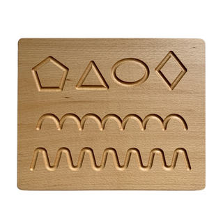 The Growing Brain PH 2-sided Numbers/Shapes and Lines Tracing Board