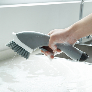 Automatic Soap & Water Spray Multi-Purpose Cleaning Brush | Scrub