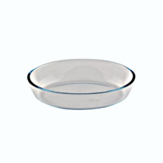 EZ Home Ideas Artemis Glass Oval Baking Dish Microwave Safe Glass Food Storage Container