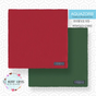Firebrick Red - Emerald Green