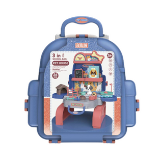 BOWA 3 in 1 Pet House School Bag 3+