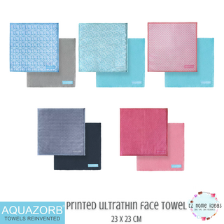 Aquazorb Printed Ultrathin Face Towel Sets