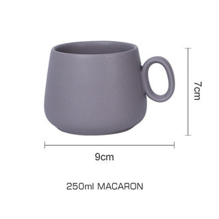 Macaron Ceramic Mug Plain 250ml