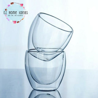 Double Wall Glass w/ optional Bamboo Lid