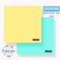 Happy Yellow - Teal Green
