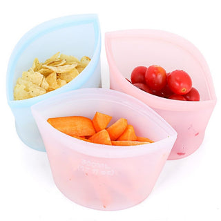 3 pc Set Silicone Storage Bags