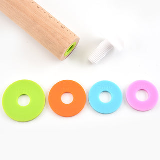 17 inch Beech Wood Adjustable Rolling Pin for Baking