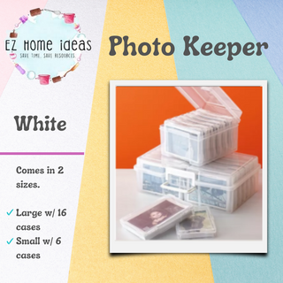 EZ Home Ideas Photo Keeper. Craft Keeper. Organizer for photos, crafts supplies, flashcards, etc.
